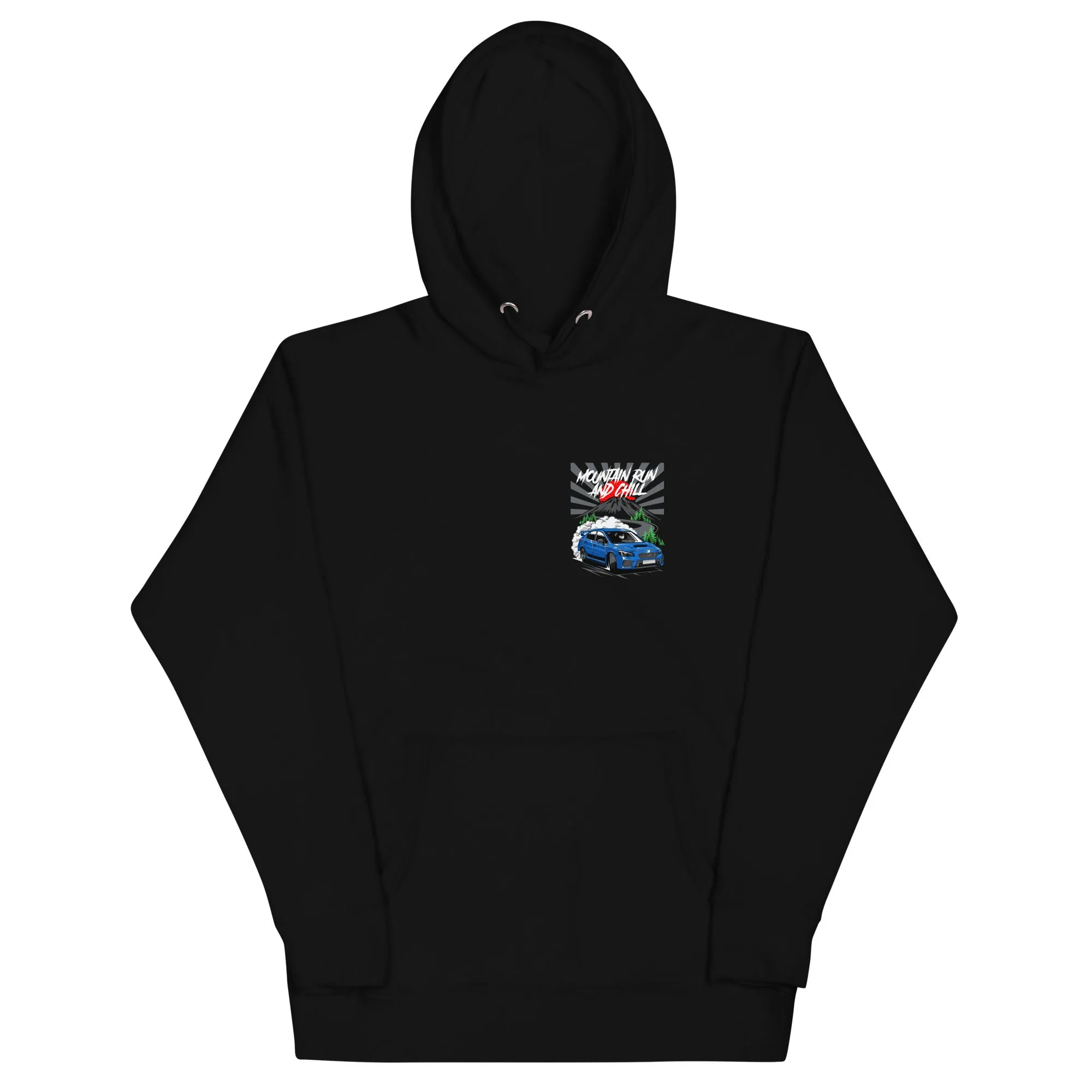 Subaru Mountain Run And Chill Premium Car Culture Hoodie