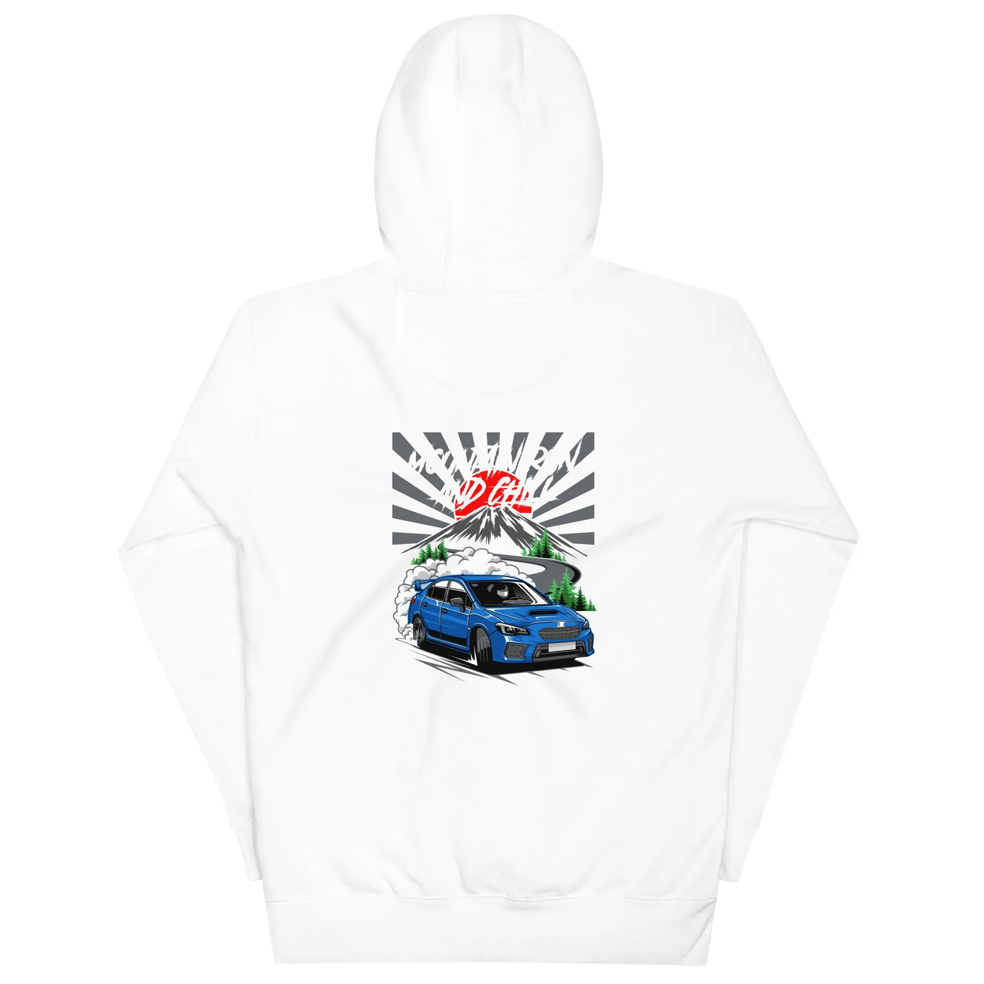 Subaru Mountain Run And Chill Premium Car Culture Hoodie