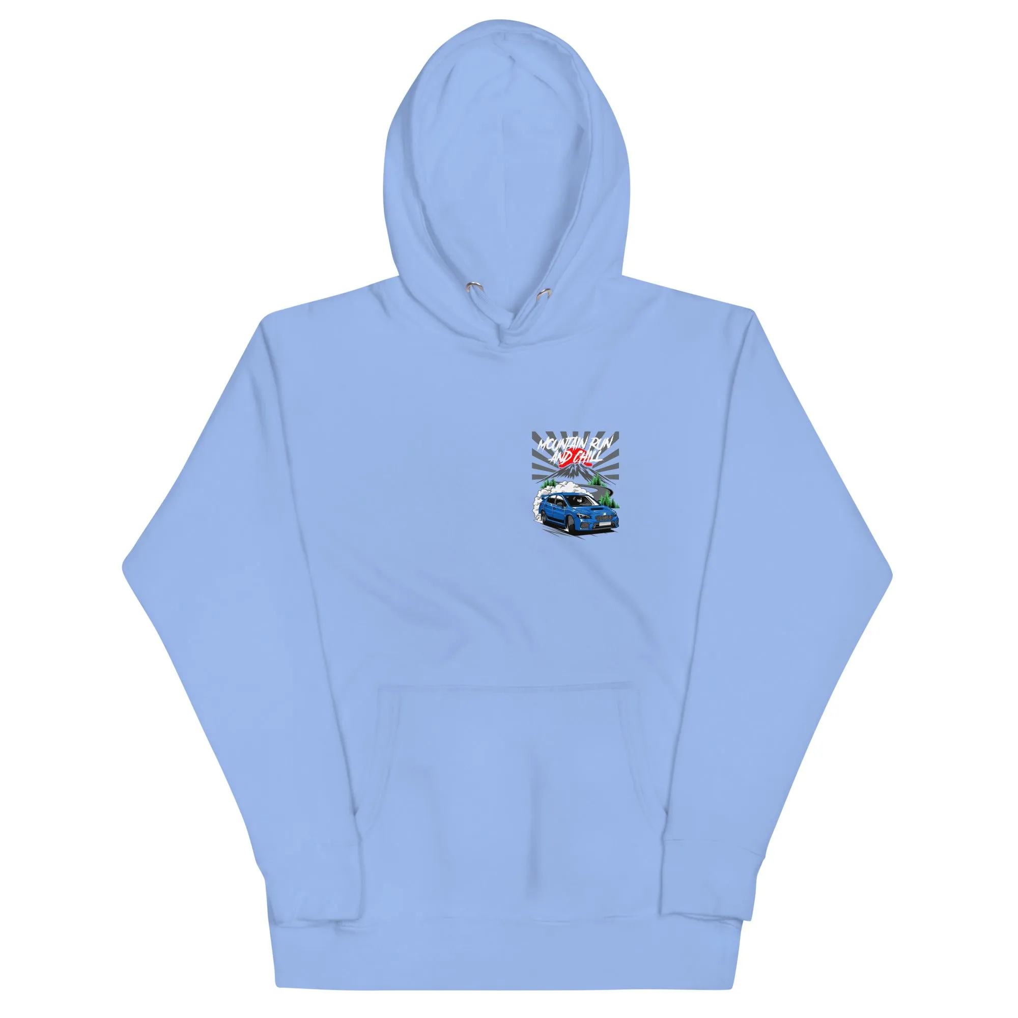 Subaru Mountain Run And Chill Premium Car Culture Hoodie