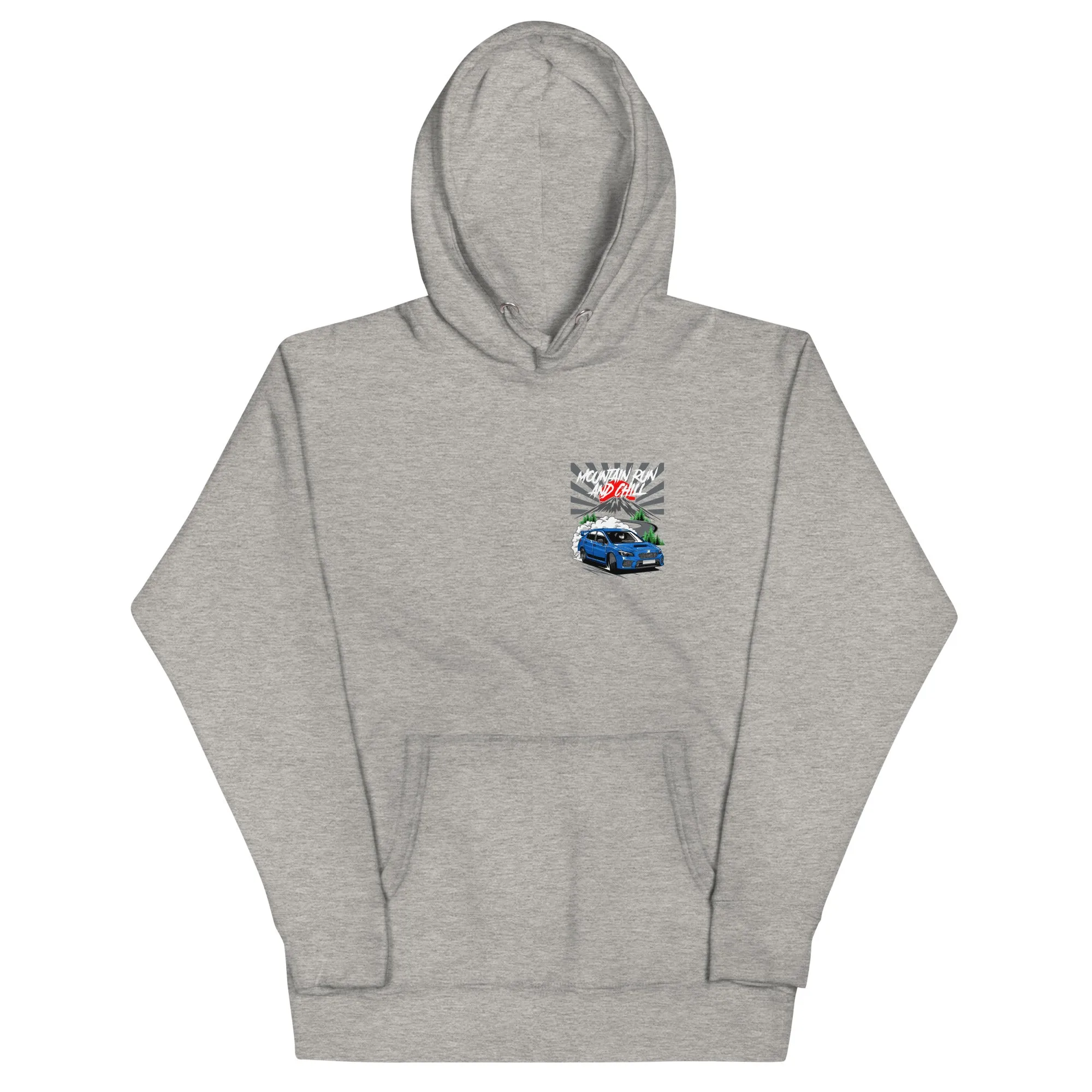 Subaru Mountain Run And Chill Premium Car Culture Hoodie