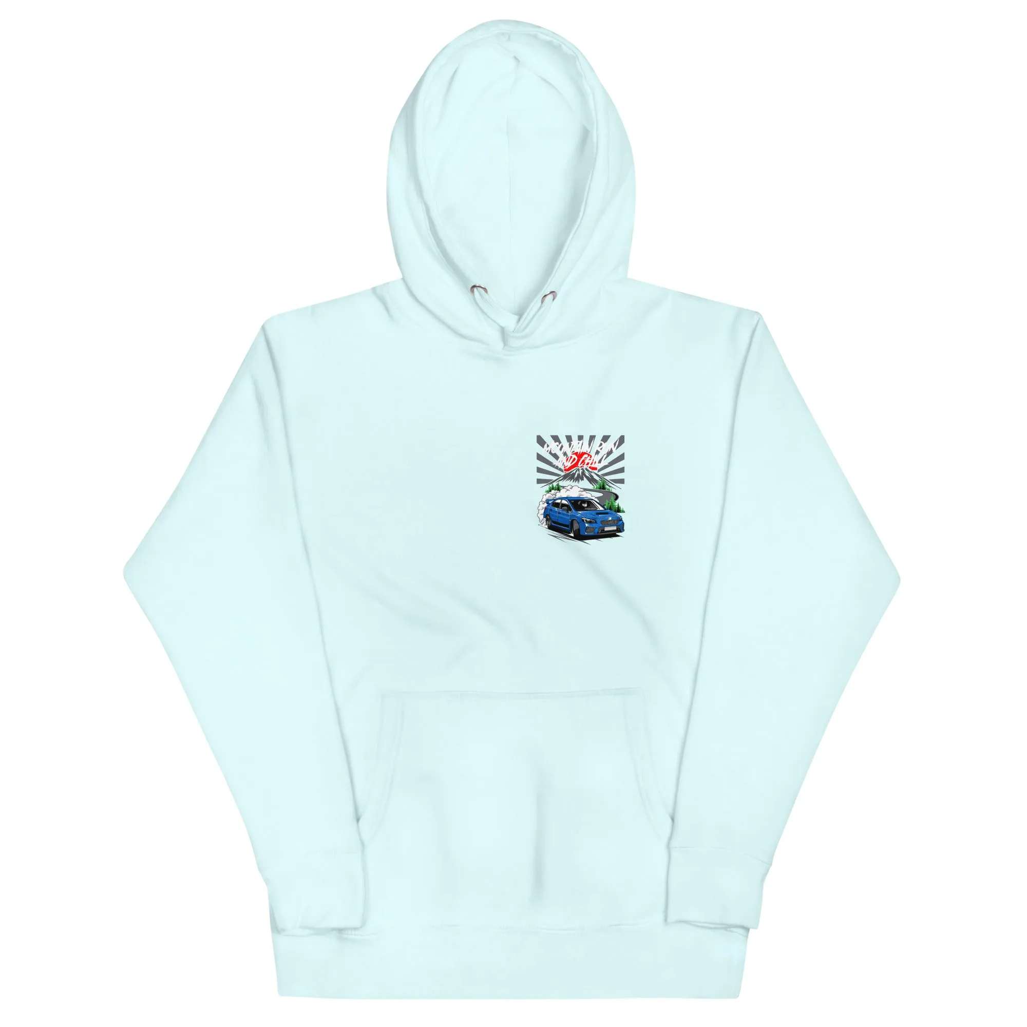 Subaru Mountain Run And Chill Premium Car Culture Hoodie