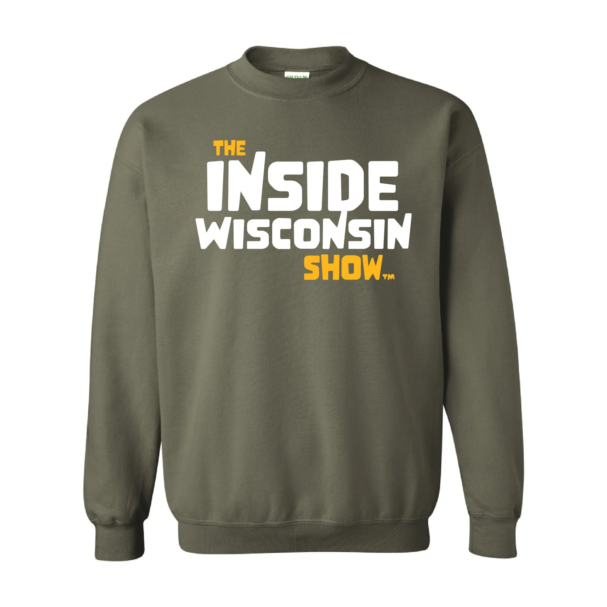 The Inside Wisconsin Show Crewneck Sweatshirt - Olive Green