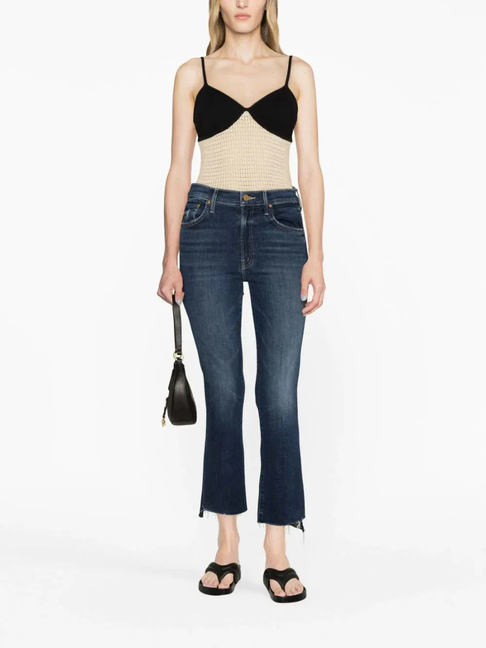 The Insider Crop Step Fray Jeans