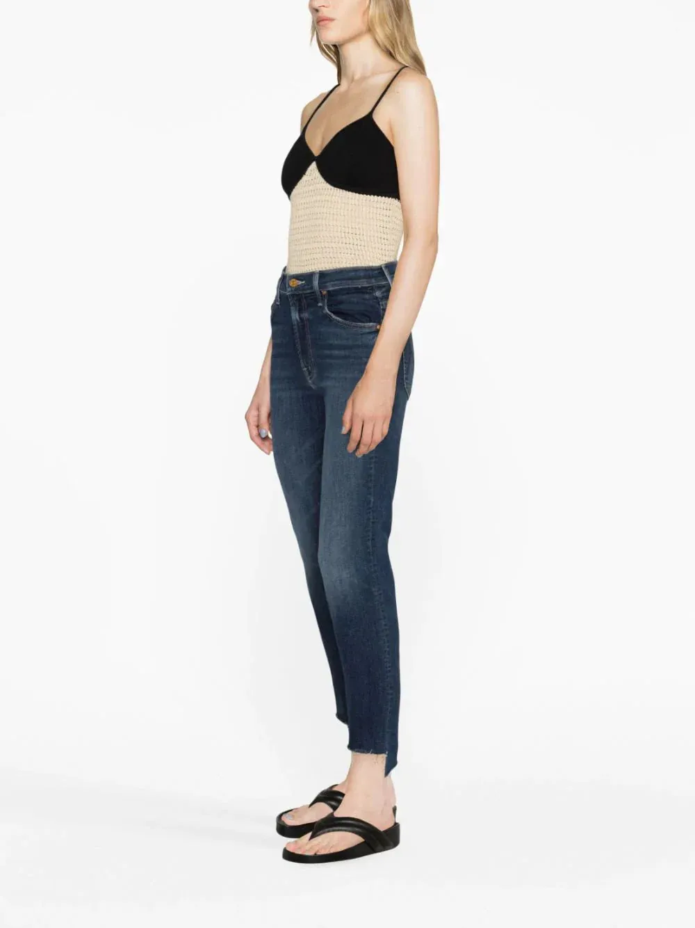 The Insider Crop Step Fray Jeans