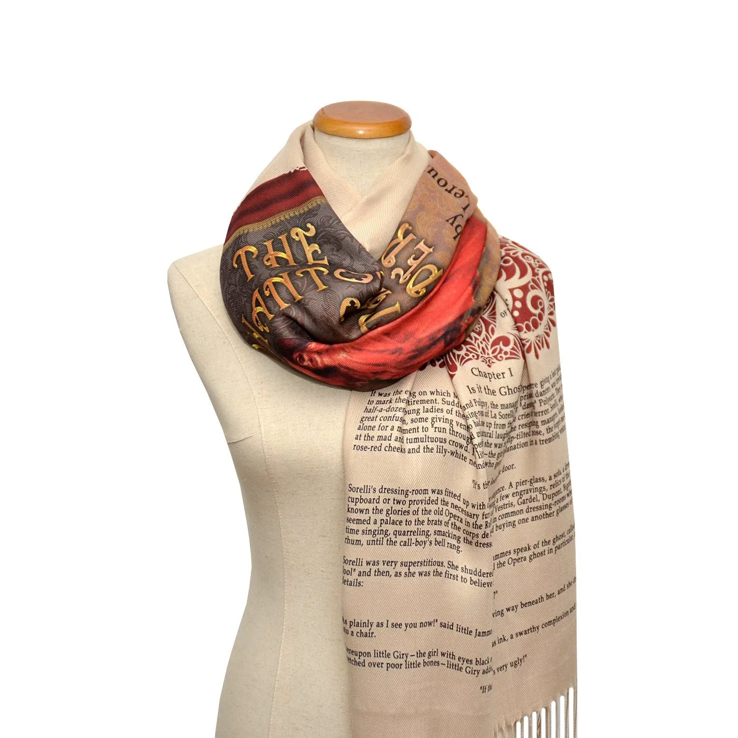 The Phantom of the Opera by Gaston Leroux Scarf Shawl Wrap (English version)