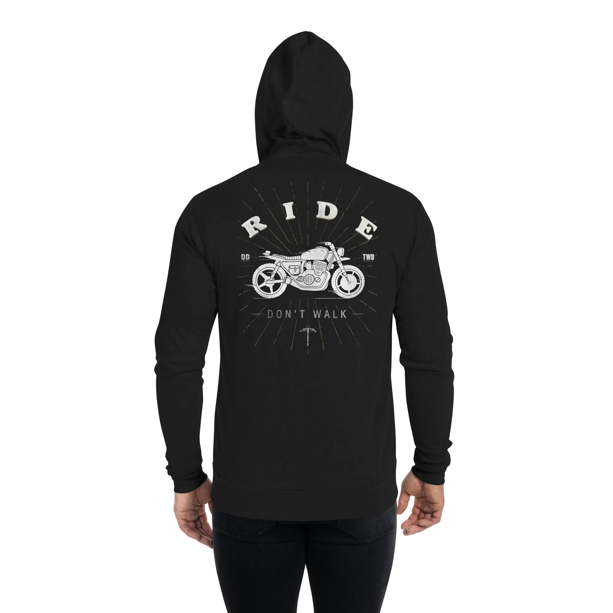 The Walking Dead Ride Don't Walk Zip Up Hoodie