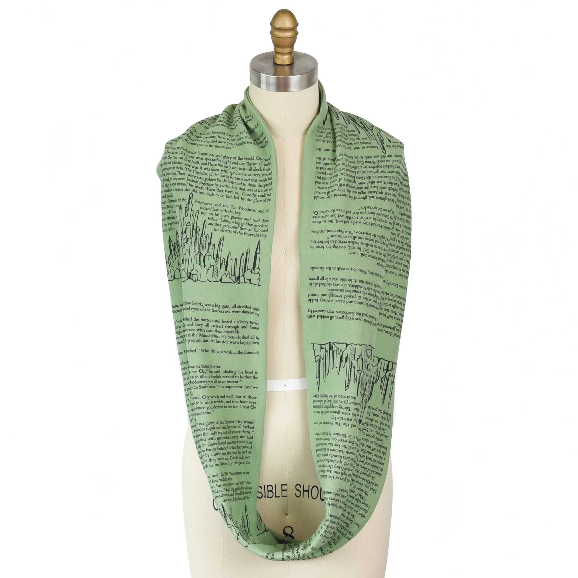 The Wonderful Wizard of Oz Book Scarf