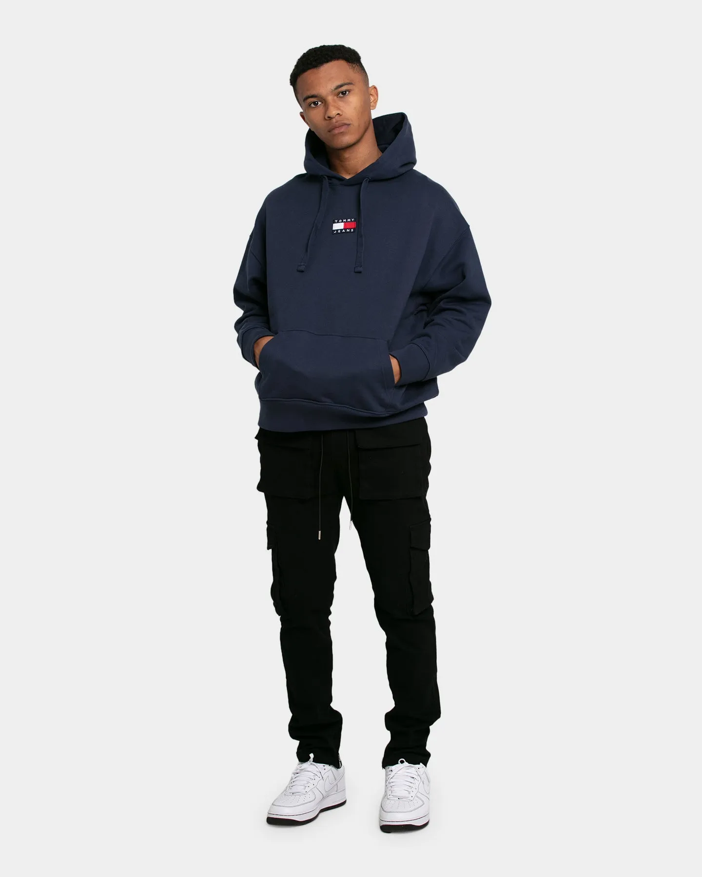 Tommy Jeans Badge Hoodie Twilight Navy