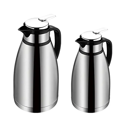 UJEAVETTE® Vacuum Insulation Thermos Durable Stainless Steel for Tea Office Conference 2L|Drink Container Bottle|Drink Container Insulators|Drink Container for Office|Drink Container for Kids