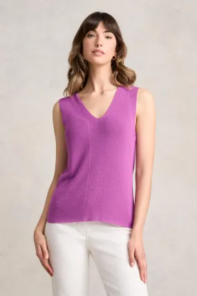 V-Neck Knitted Tank