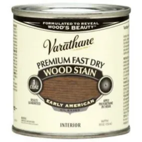 Varathane 262024 Premium Oil-Based Fast Dry Wood Stain, Early American, 1/2 Pt