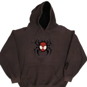 VINTAGE MARVEL SPIDERMAN HOODIE SWEATSHIRT 2001 LARGE MADE IN KOREA