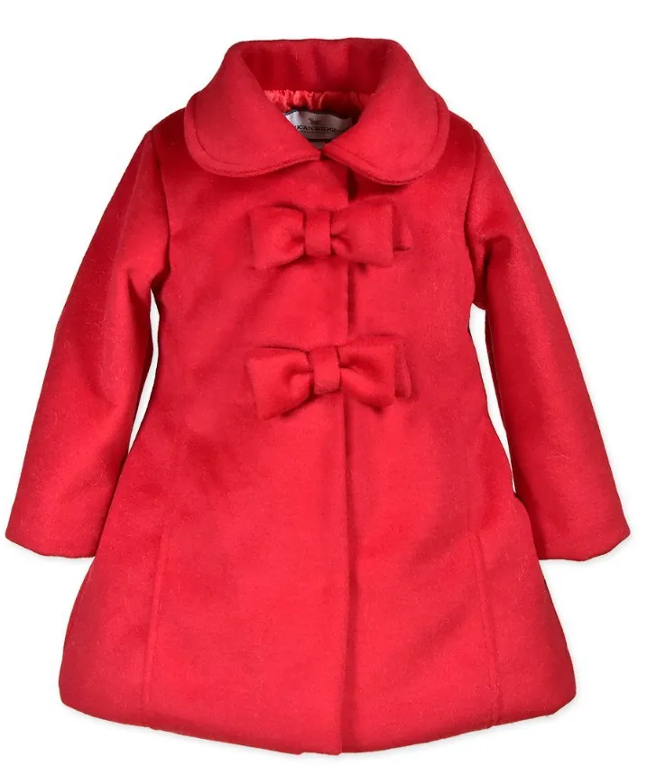 Widgeon Red Bow Car Coat