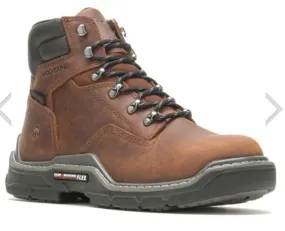 Wolverine Raider Durashock Dark Brown 6" CompositeToe Waterproof EH Lace Up Work Boot W211128