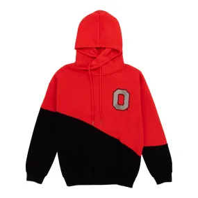 Women's Diagonal Colorblock Hoodie