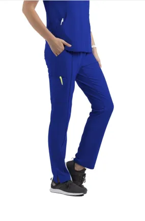 Women's Full Waistband Pant by Maevn (Regular) XS-3XL / ROYAL BLUE